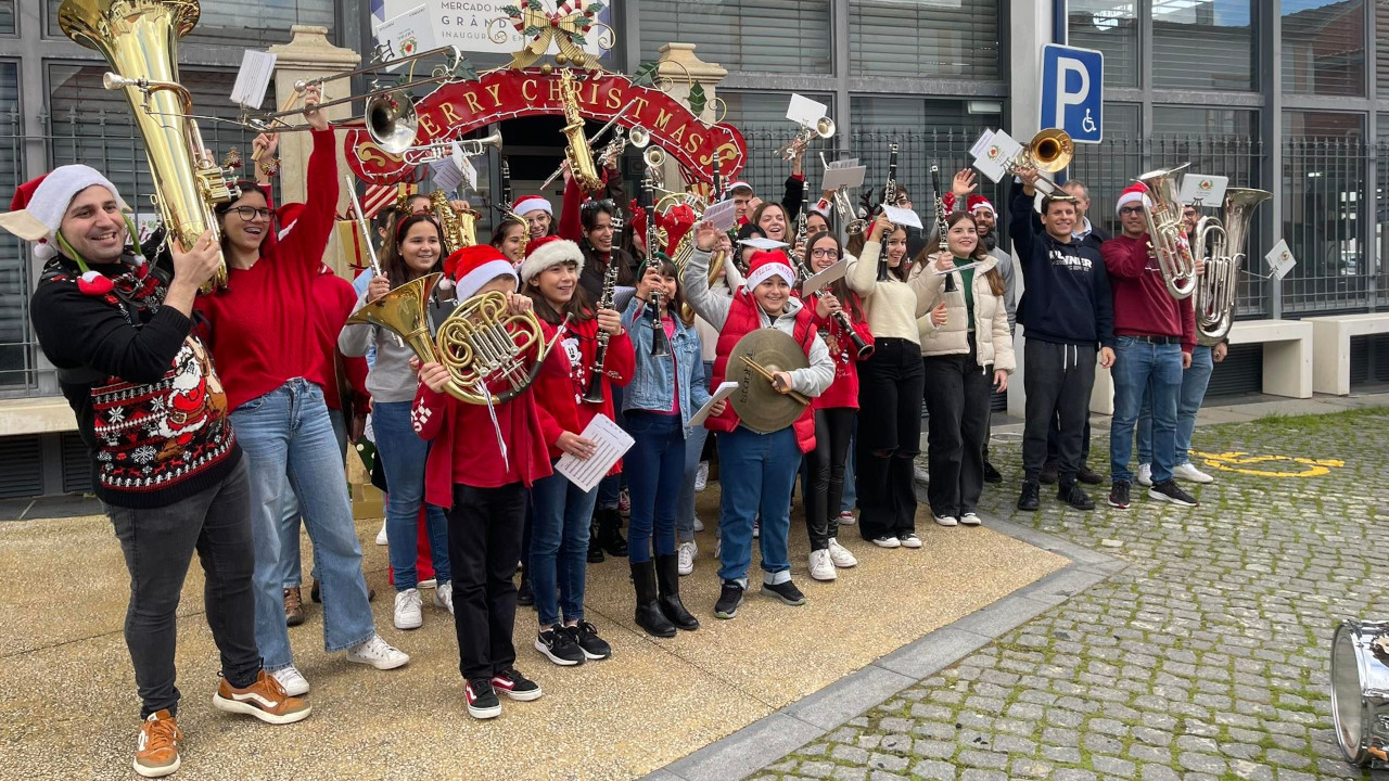 Cantando o Natal pelas ruas da Vila de Grândola